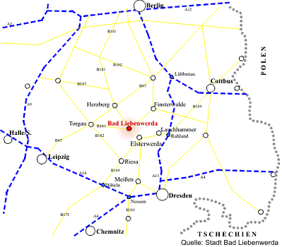 Karte Bad Liebenwerda