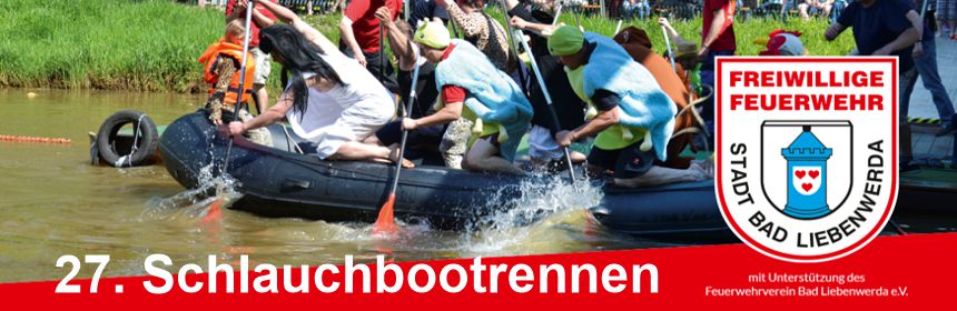 27. Schlauchbootrennen der Feuerwehren