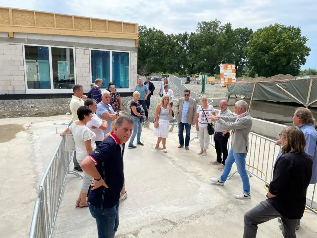 Wonnemar Baustellenrundgang am 21. Juli 2023